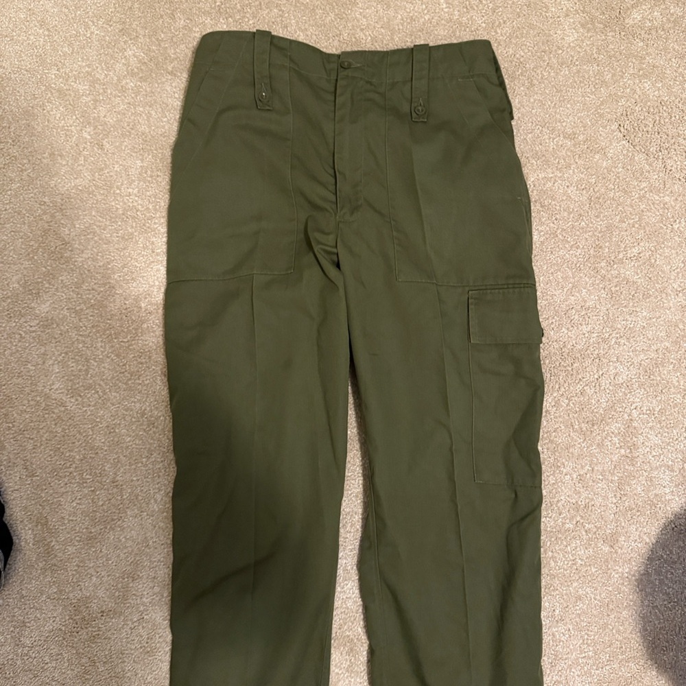Men's Olive Green Cargo Pants
